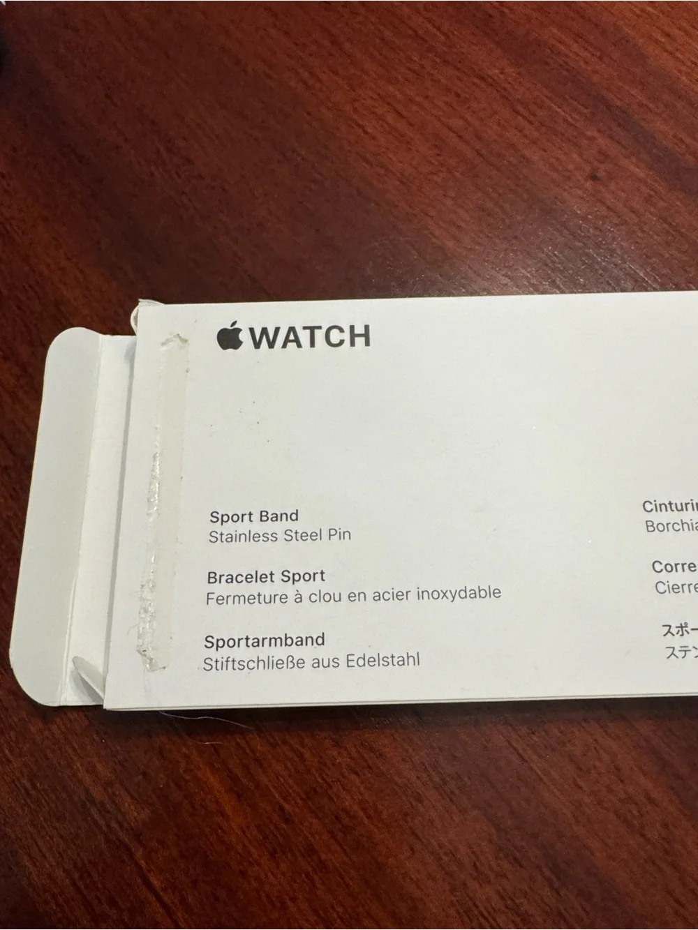 Authentic APPLE Sport Band Starlight 41 mm. BNIB