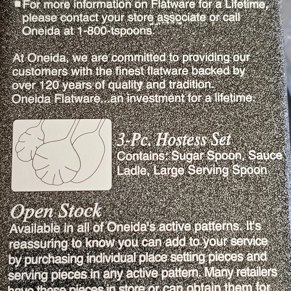 Oneida heirloom stainless