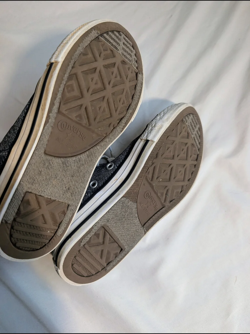 Converse Kids' Gray Denim Low-Top Sneakers - Blue Lining