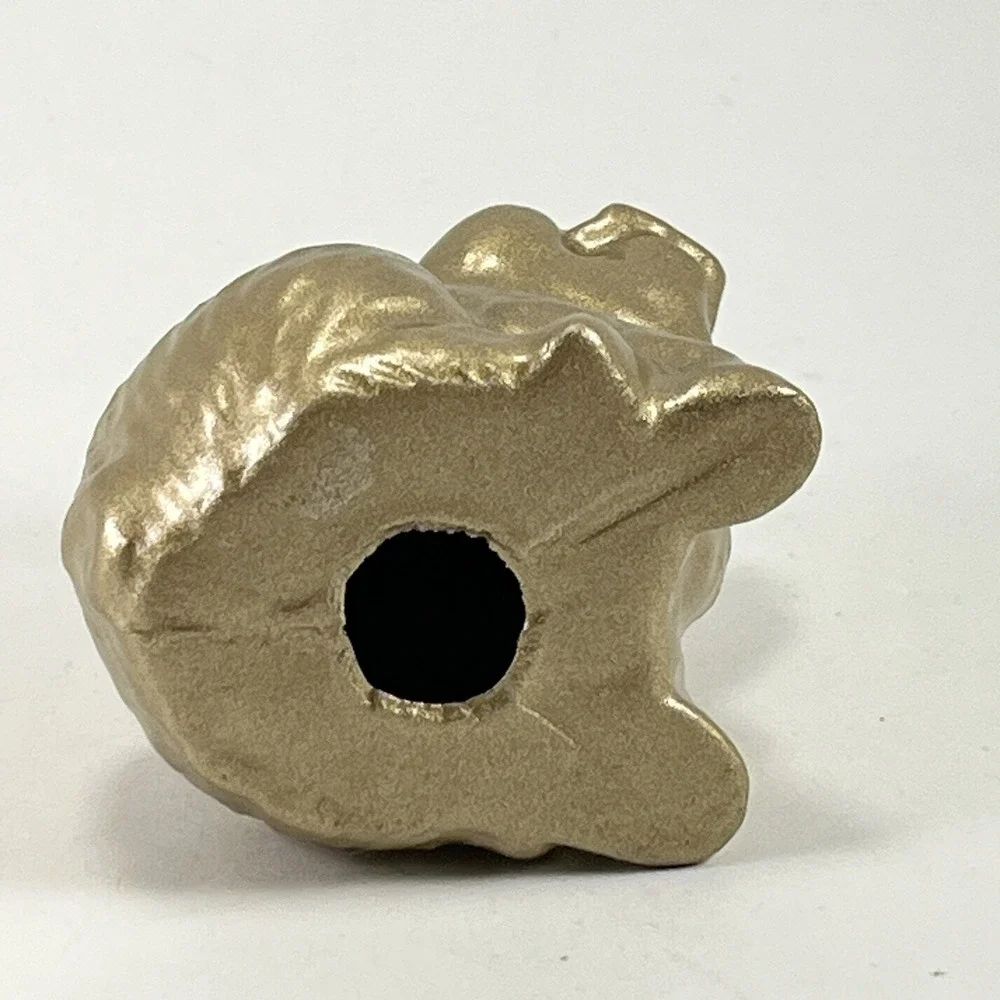 Farmhouse Brass-tone Pig Figure 2.5