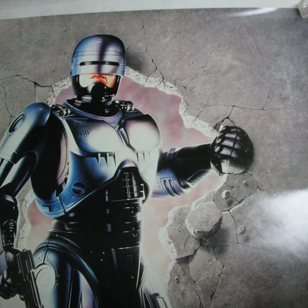 Vintage Robocop 2 Double-Sided Movie Poster