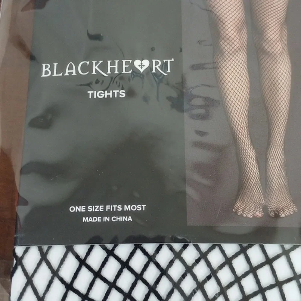Hot Topic blackheart fishnet