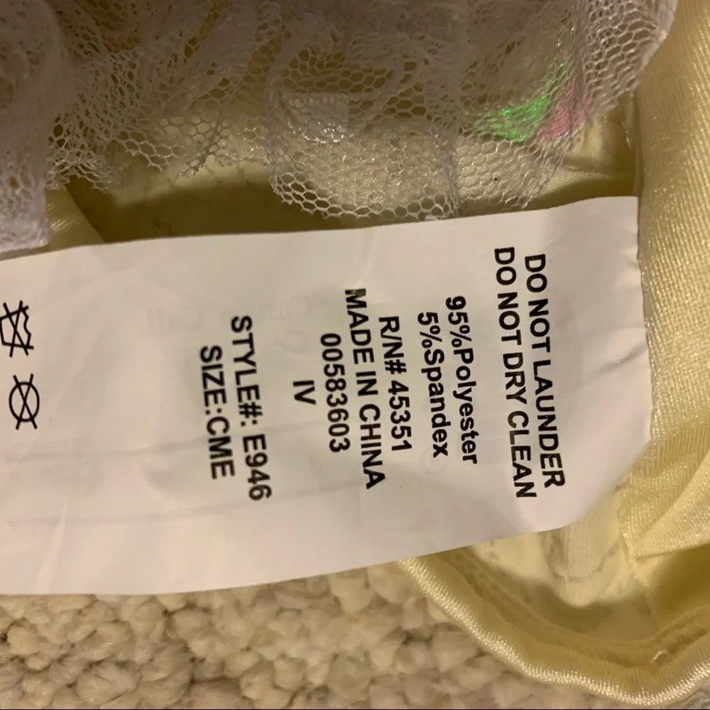 Curtain Call cream strap curtain