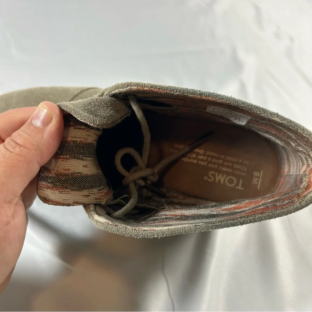 Toms wedge ankle