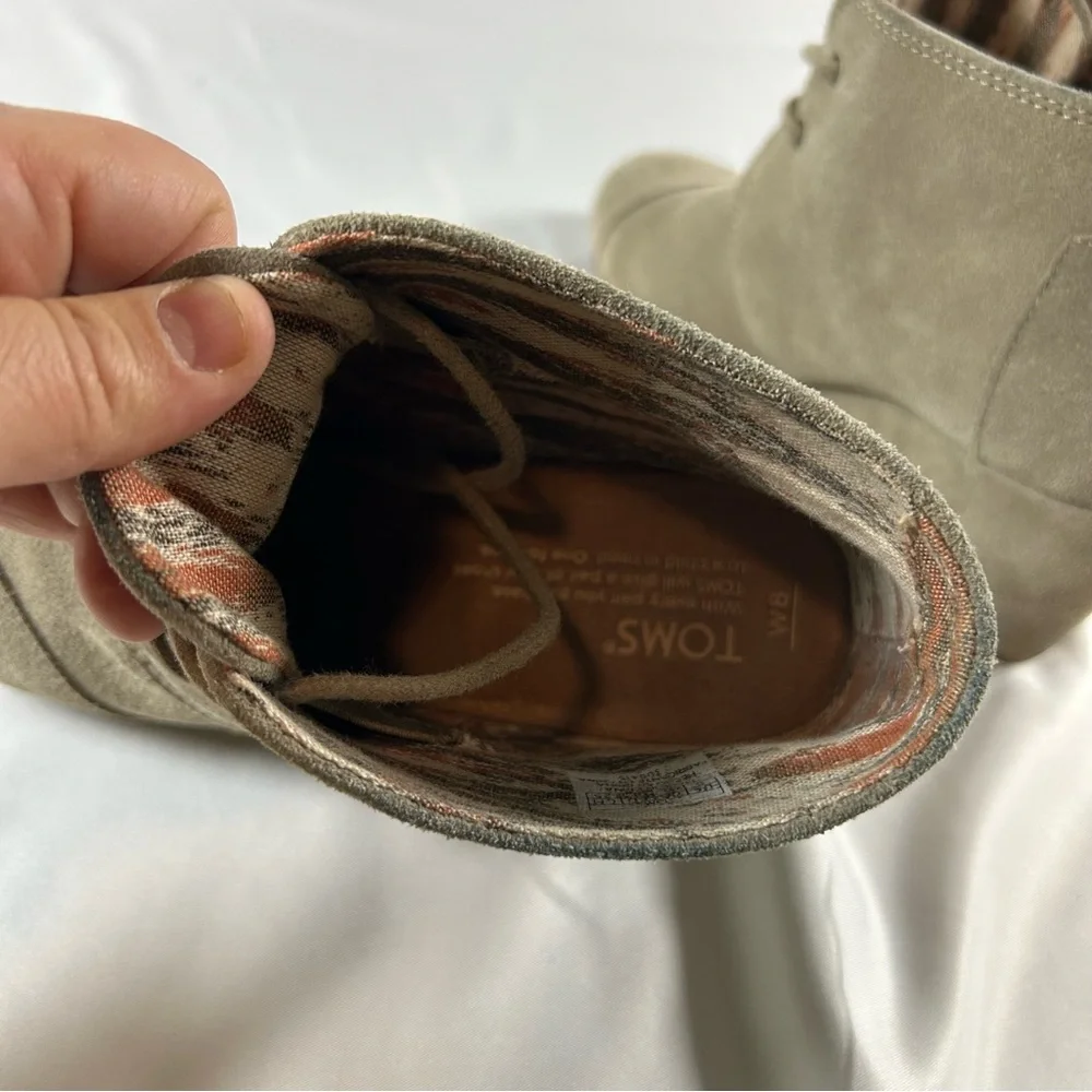 Toms wedge ankle