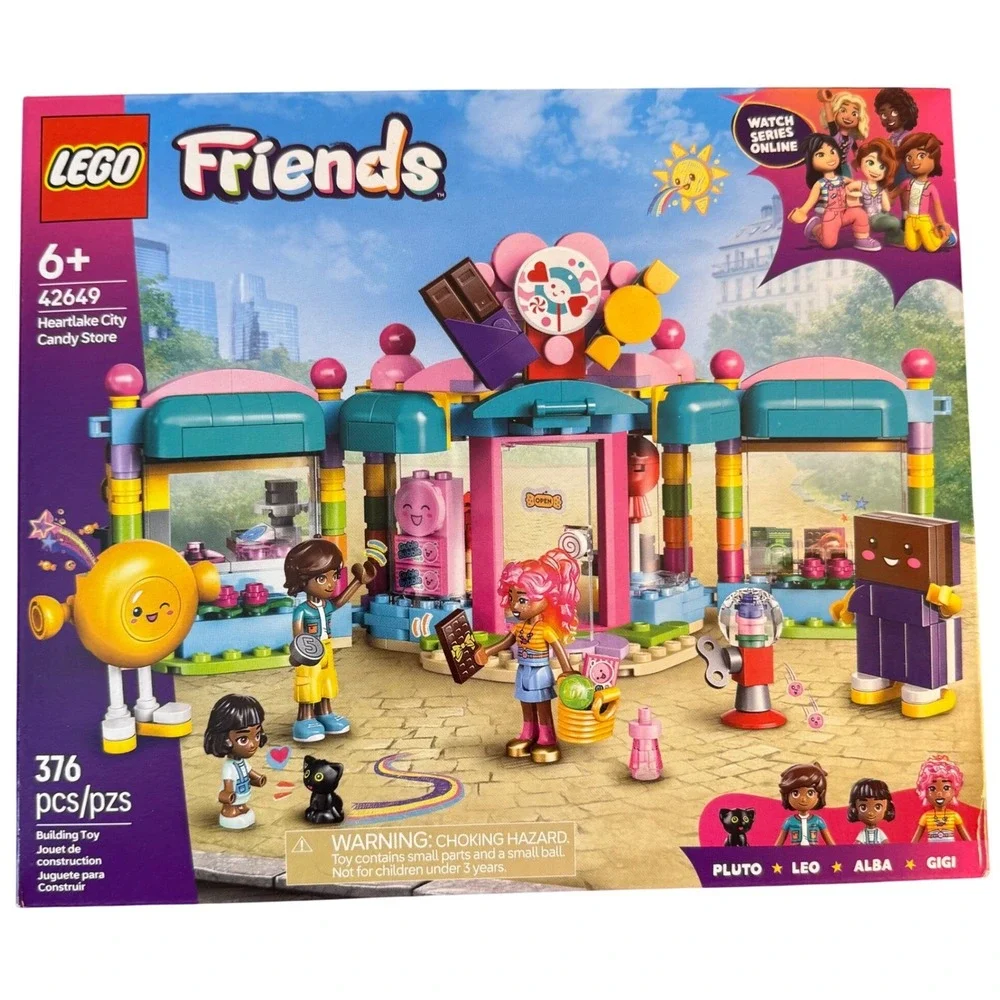 LEGO Friends Heartlake City Candy Store‎ Building Toy 42649 376 Pieces Ages 6+