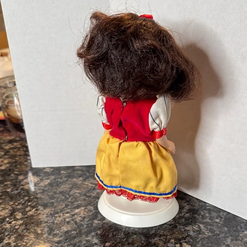 Vintage Effanbee Snow White Doll with Red and Yellow Dress
