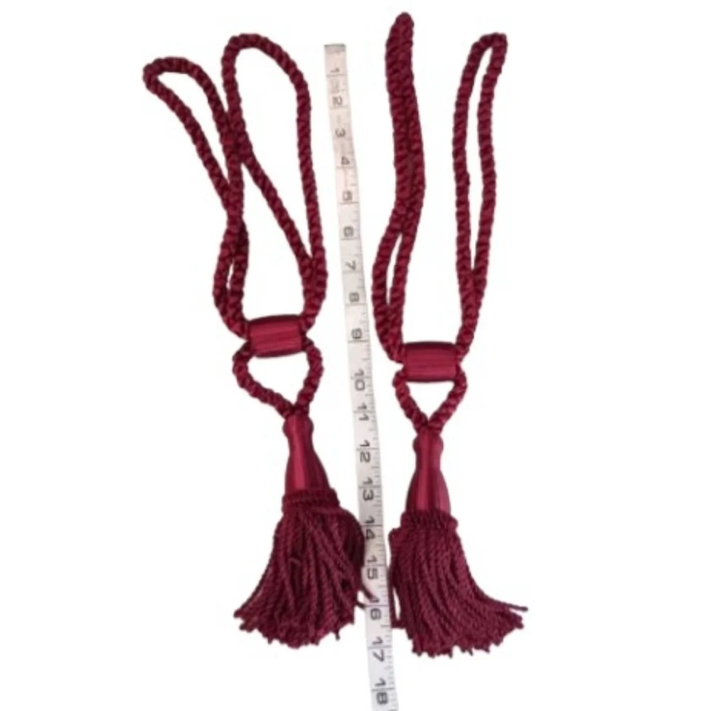 N/A burgundy curtain