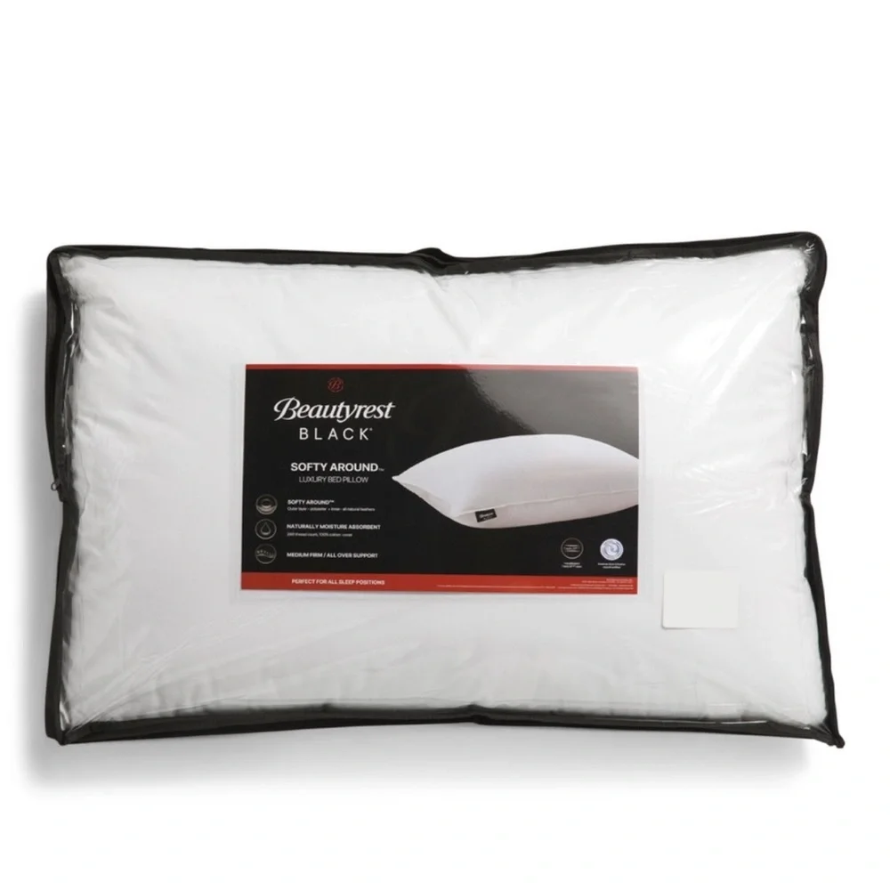 🎉LAST PIECE🎉2PC BEAUTYREST BLACK Luxurious Down And Feather Blend PillowS‎