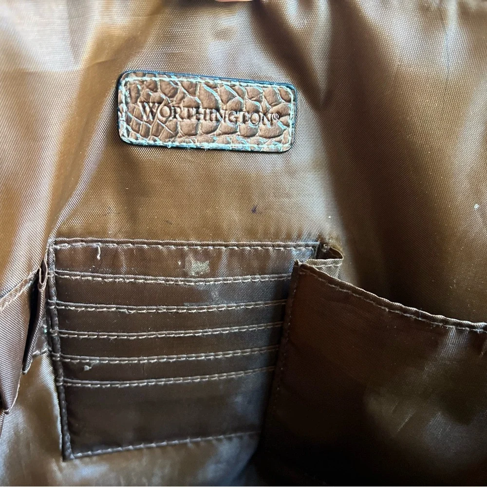 Vintage structured croc