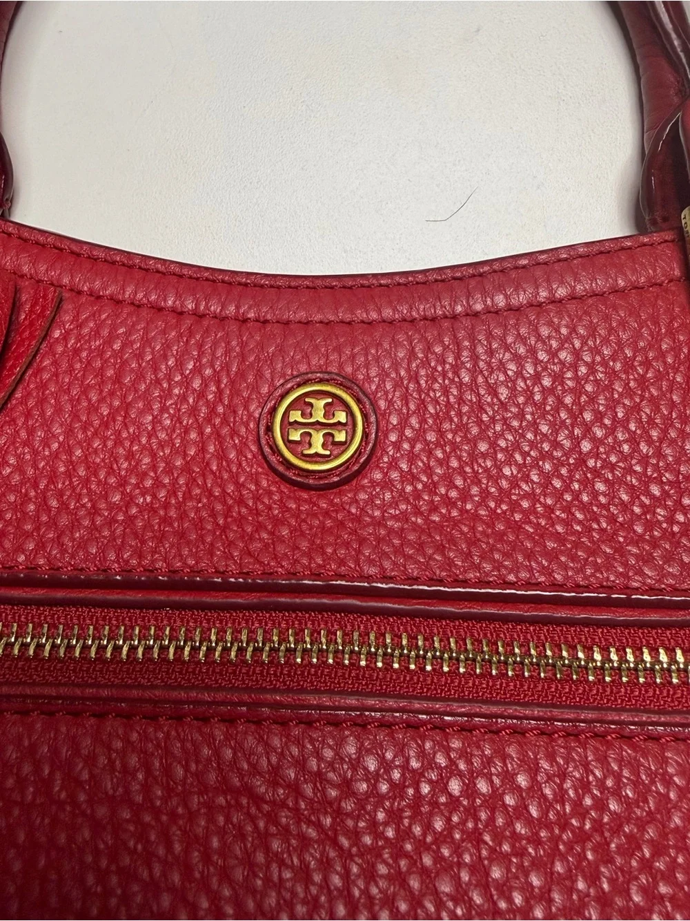 Tory Burch structured pebbled
