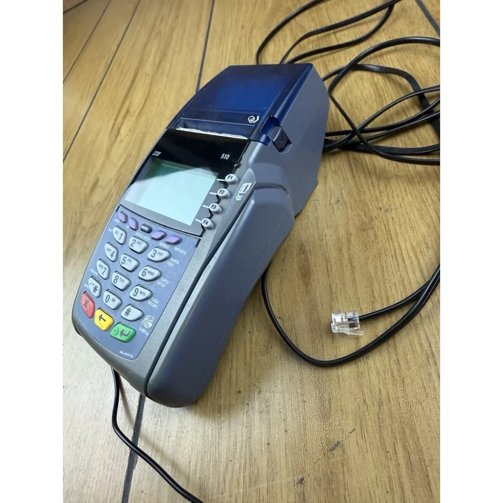 VERIFONE OMNI 5100 ETHERNET CREDIT CARD TRANSACTION TERMINAL‎ CHARGER