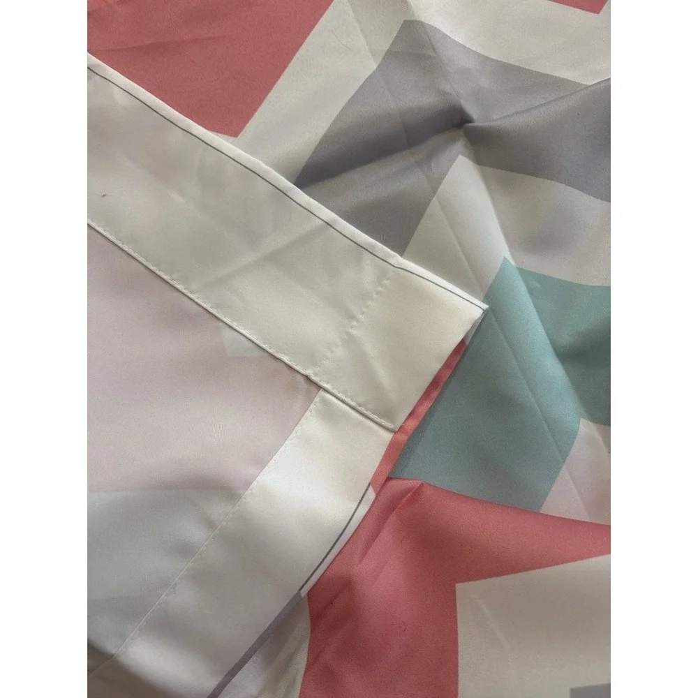White Cross chevron print