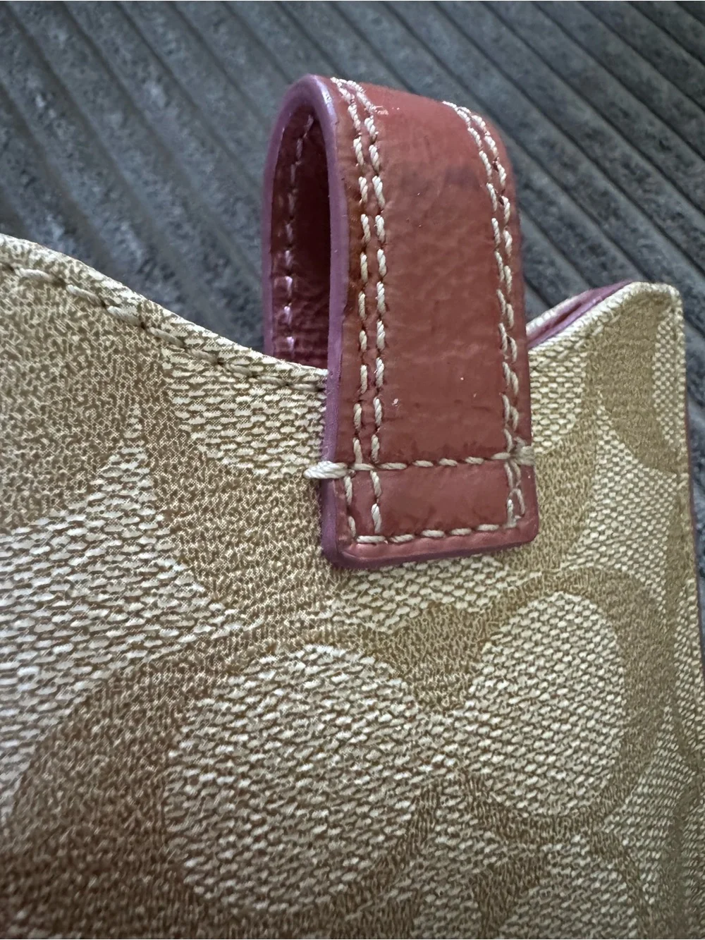 Coach phone sleeve