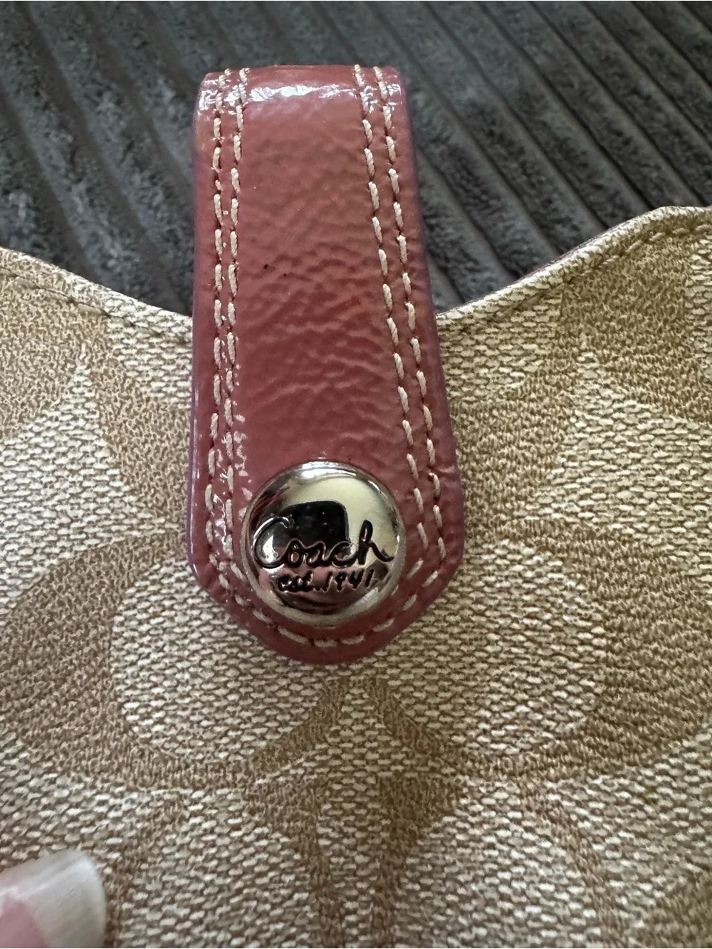 Coach phone sleeve