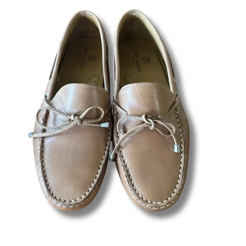Marc Joseph New York Men’s Leather Driving Loafers Tan | Size 9 | Made in Brazil