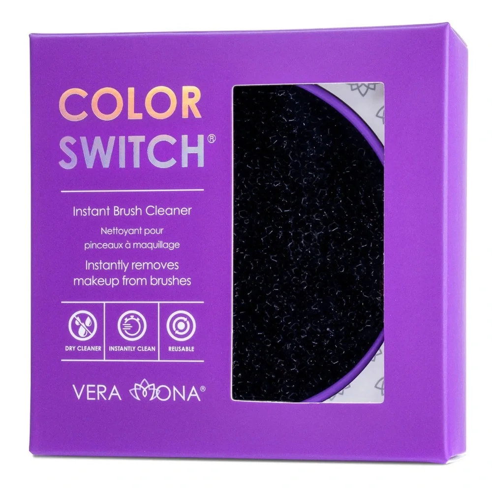 NEW Vera Mona Color Switch Instant Brush Cleaner Makeup Remover Cleanser NIB