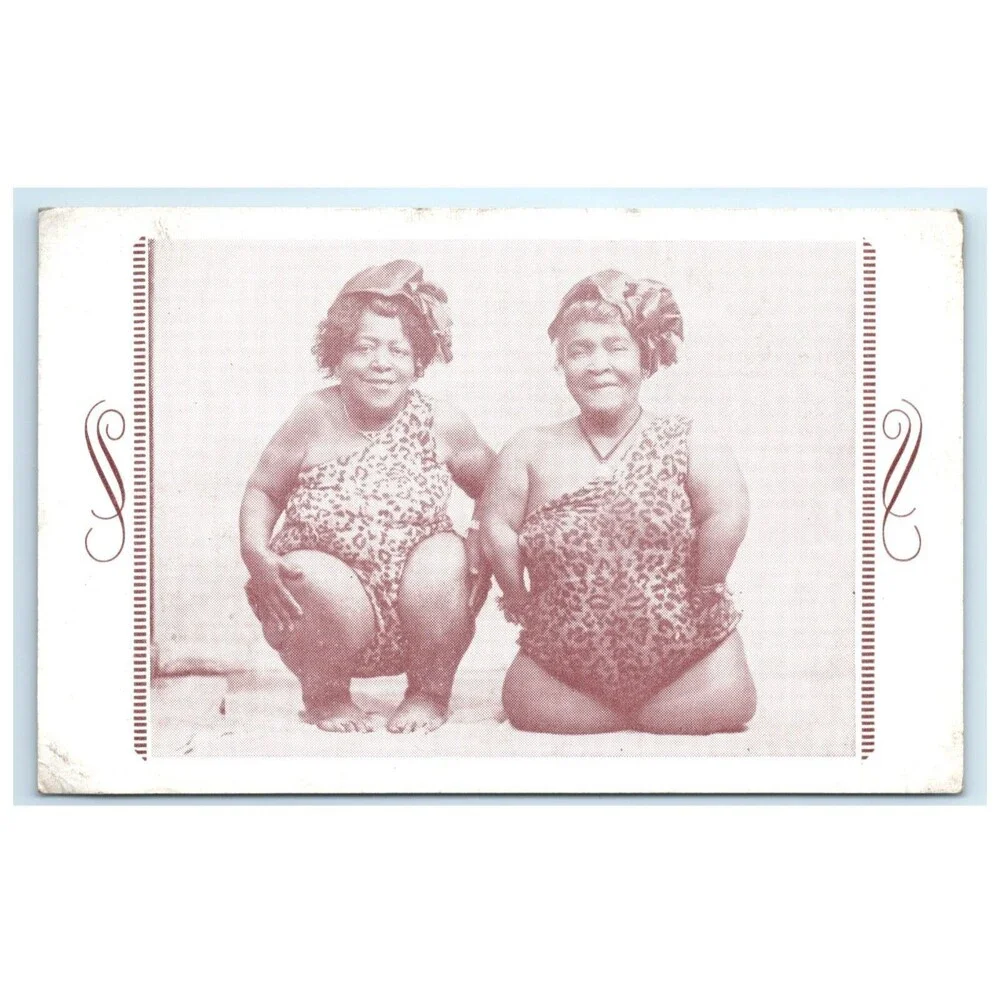 VTG Postcard Alzoria Johanna Cavalcade Variety Show New‎ York Coney Island Rare