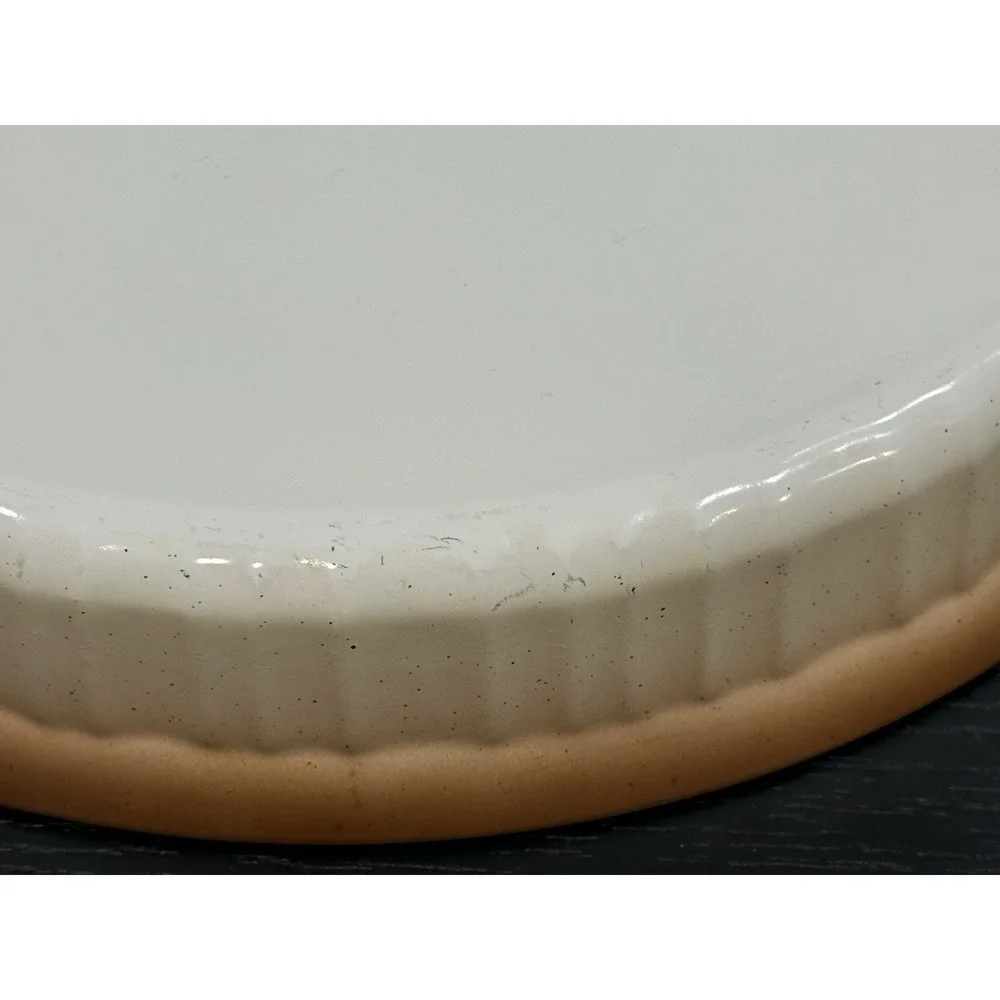 Corning Ware French Bisque F-3-B Round Quiche Tart Dessert Baking Dish 10 Inch