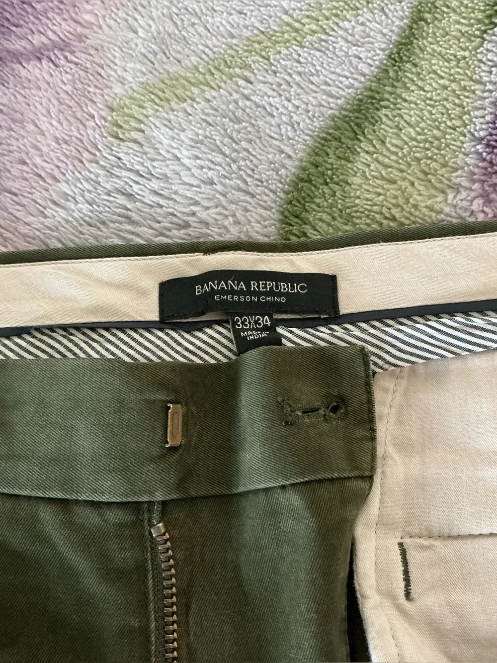 Banana Republic Emerson Straight Lived-In Chino Pants