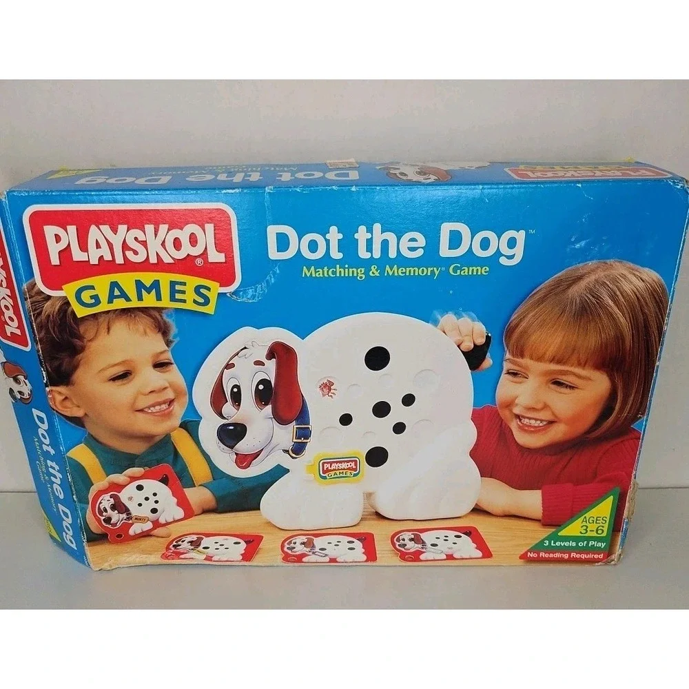 Dot the Dog Playskool Game Preschool Ages 3-5 Box Included Vintage‎ 1995
