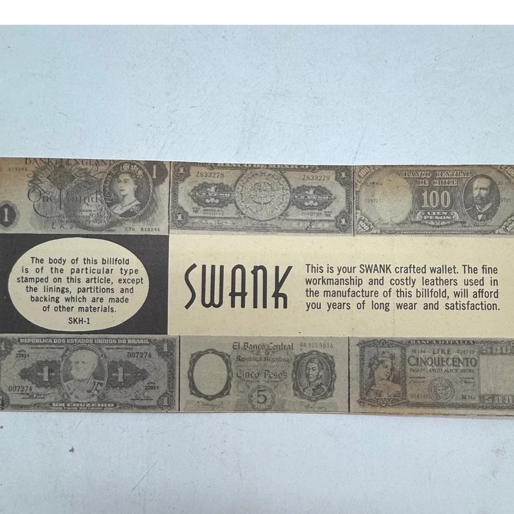 SWANK new wallet
