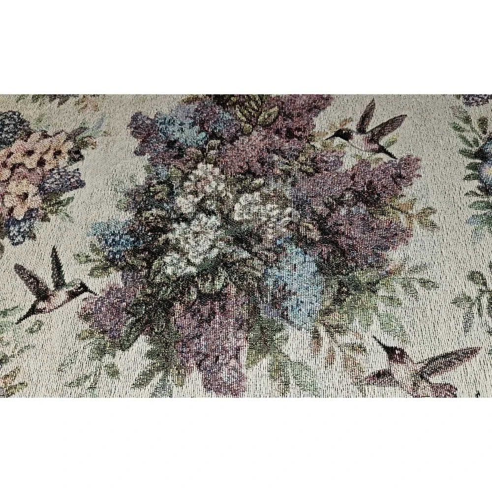 Lena Liu Set Of‎ 4 Hummingbird Floral Tapestry Whisper Wings Placemats Signed