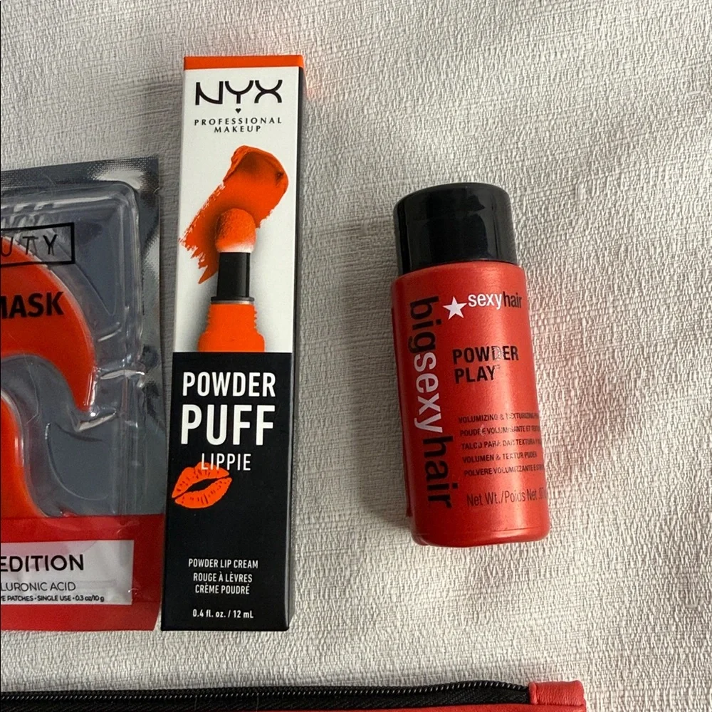 Ipsy Red Mask Cosmetic Bundle