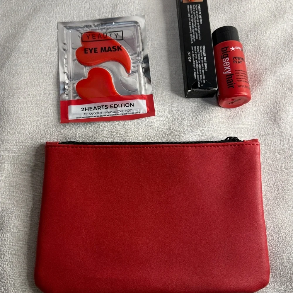 Ipsy Red Mask Cosmetic Bundle