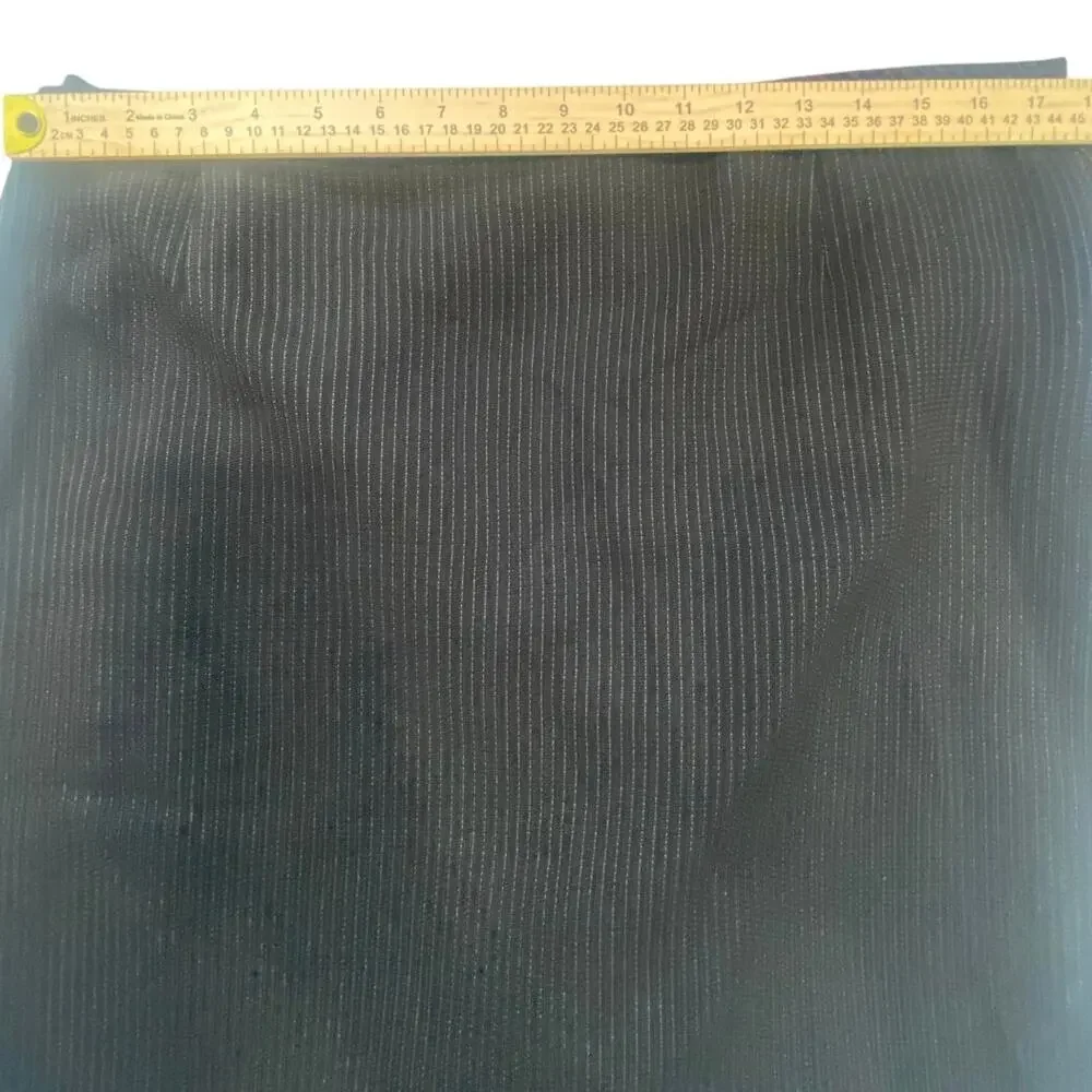 Tahari Arthur S Levine Skirt Womens 16 Black White Pinstripe Career Work