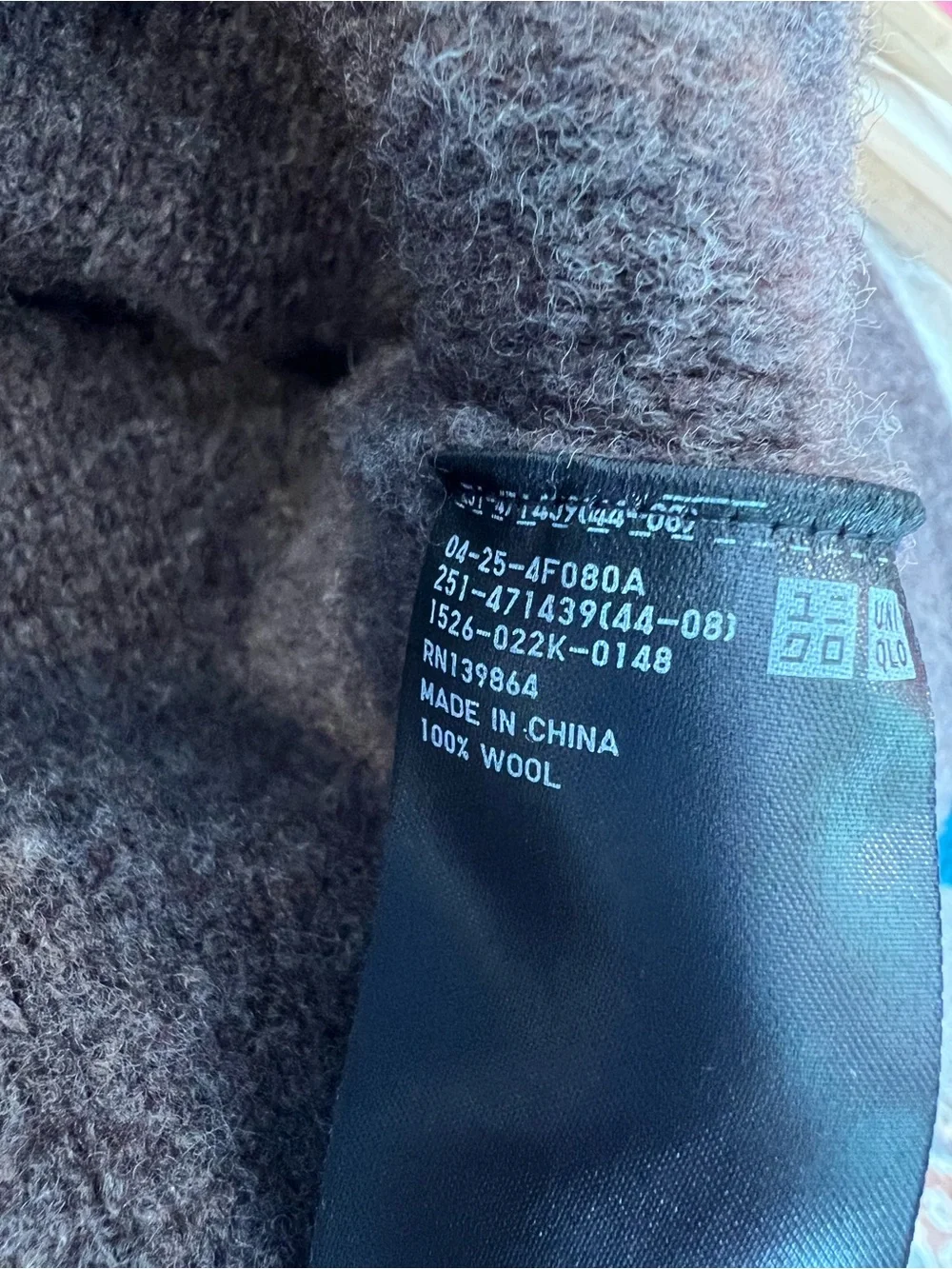 Uniqlo brown wool