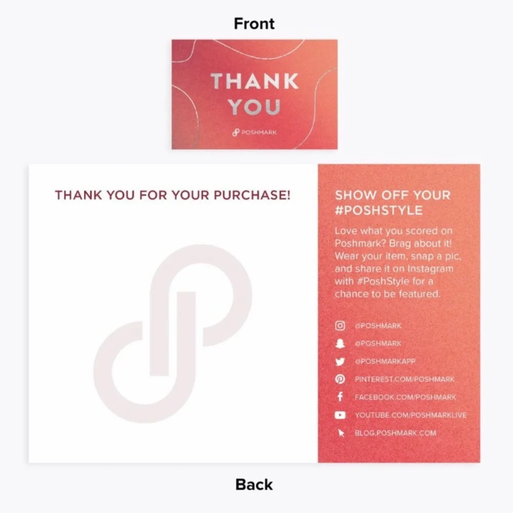 Poshmark 🆕 thank