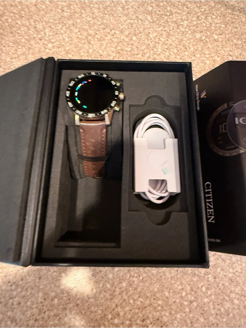 Citizen perforated watches noticeable