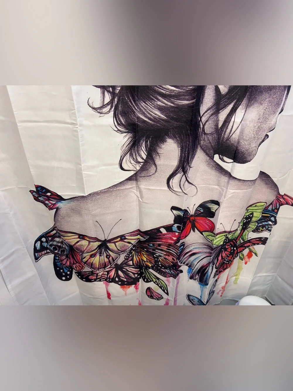 N/A shower curtain