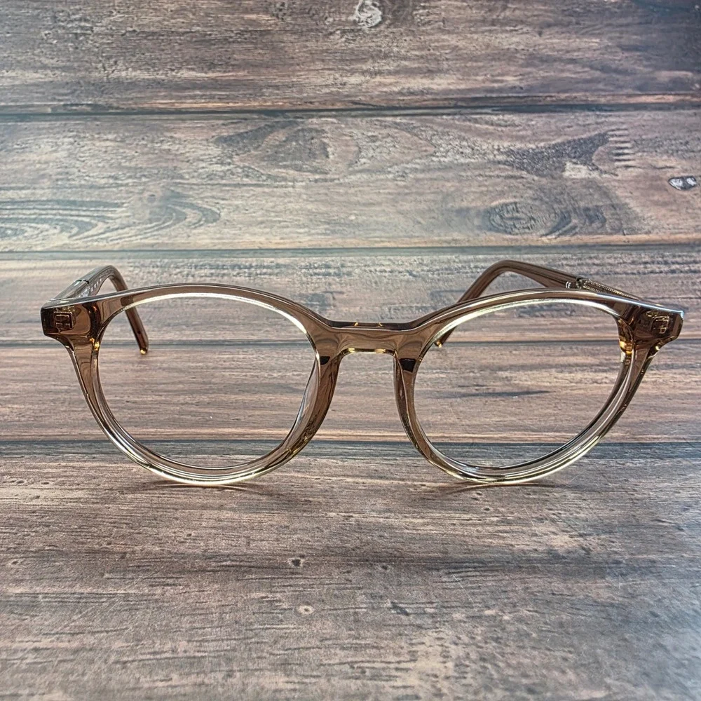 Flower by Drew Barrymore‎ Lilly 6035 290 Brown Round Cat Eye Frames 49-19-140