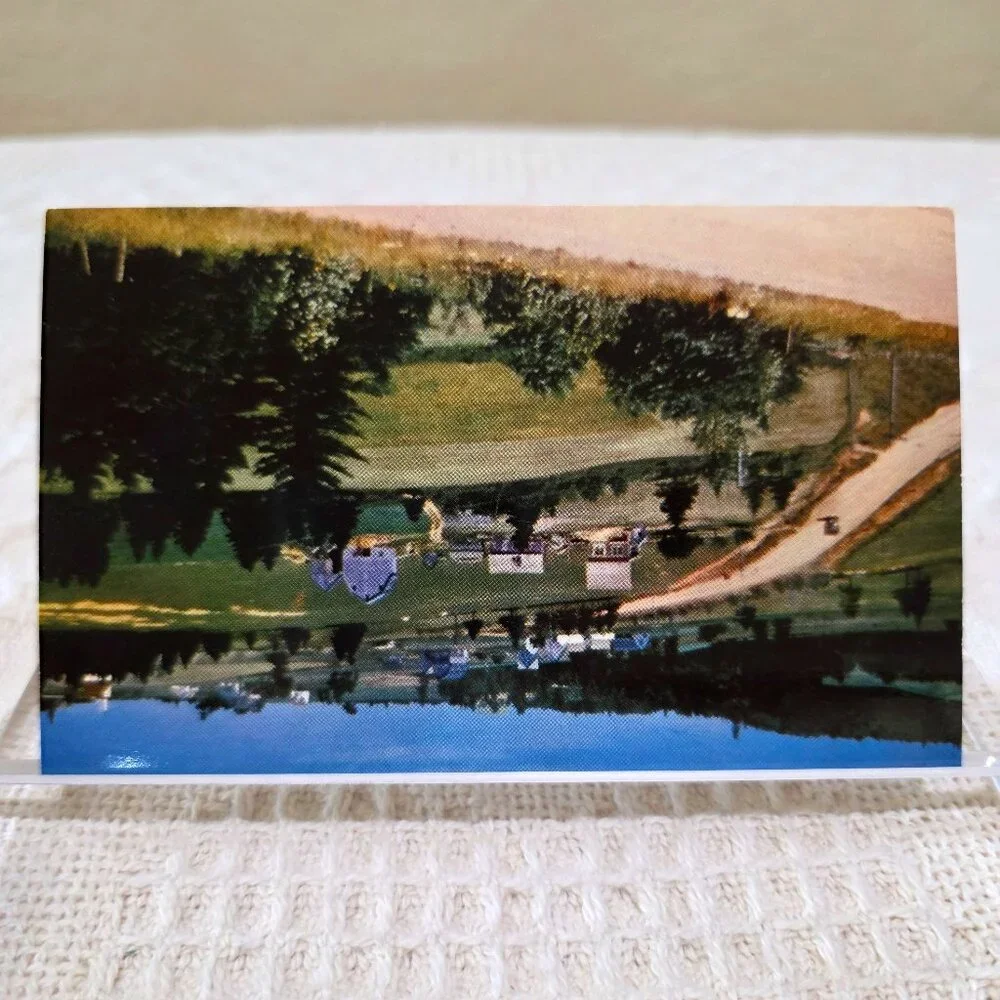 Vintage Postcard vintage farm