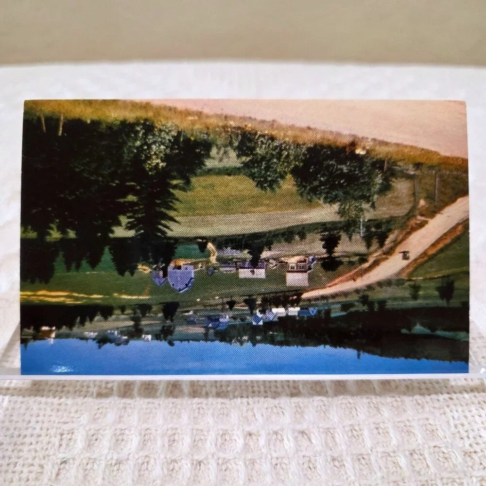 Vintage Postcard vintage farm