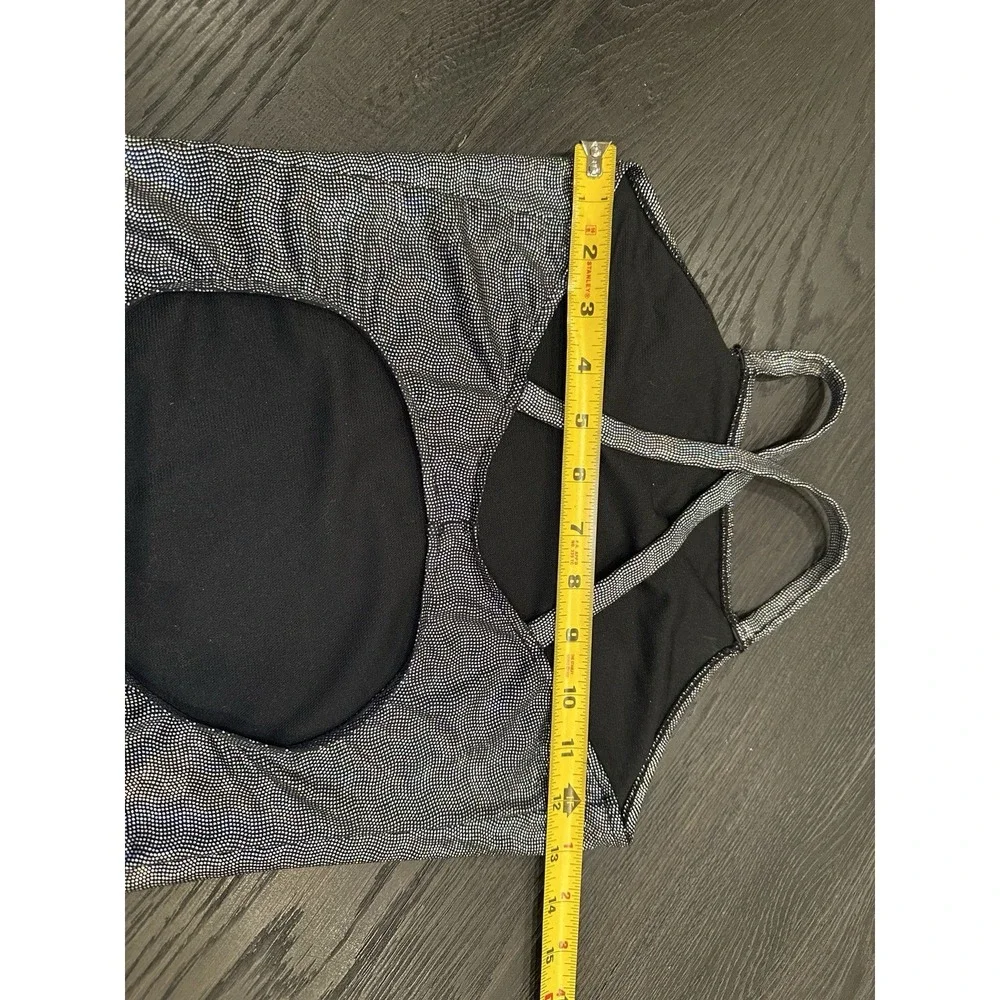Zara Black Metallic Youth‎ Girl Swim Suit One Piece Size 11-12