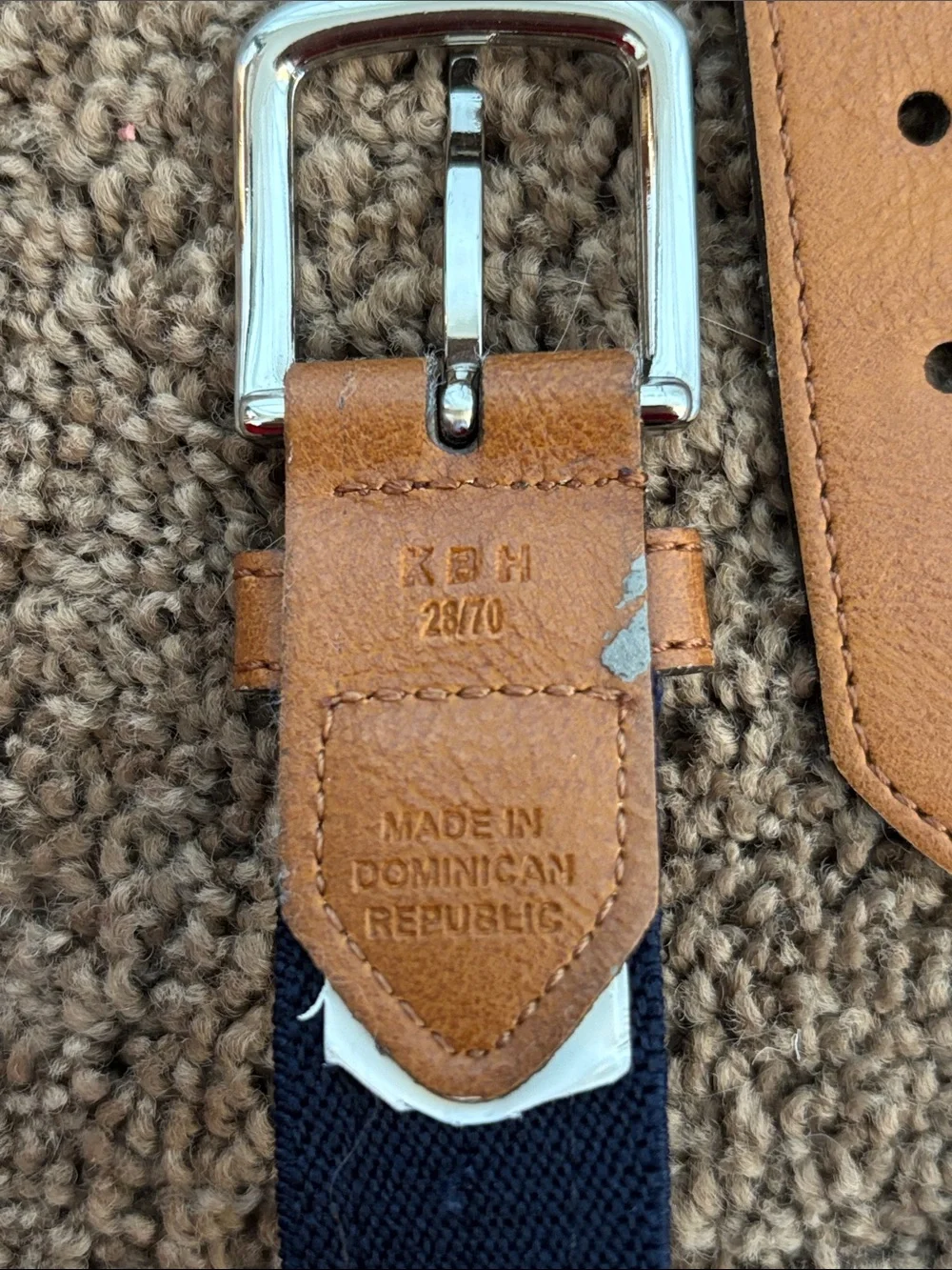 Nautica tan leather