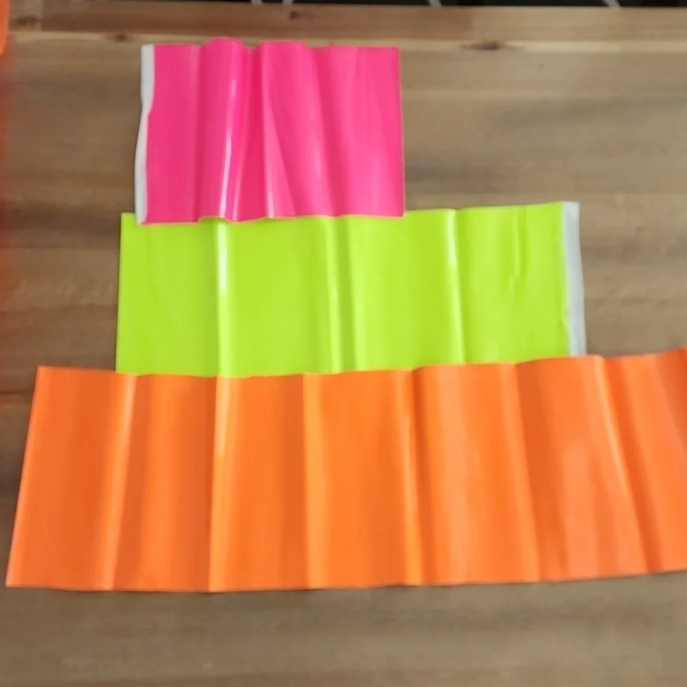 Neon Jelly Vinyl & Glitter Faux Leather Bundle Hair Bow Supplies Craft Lot