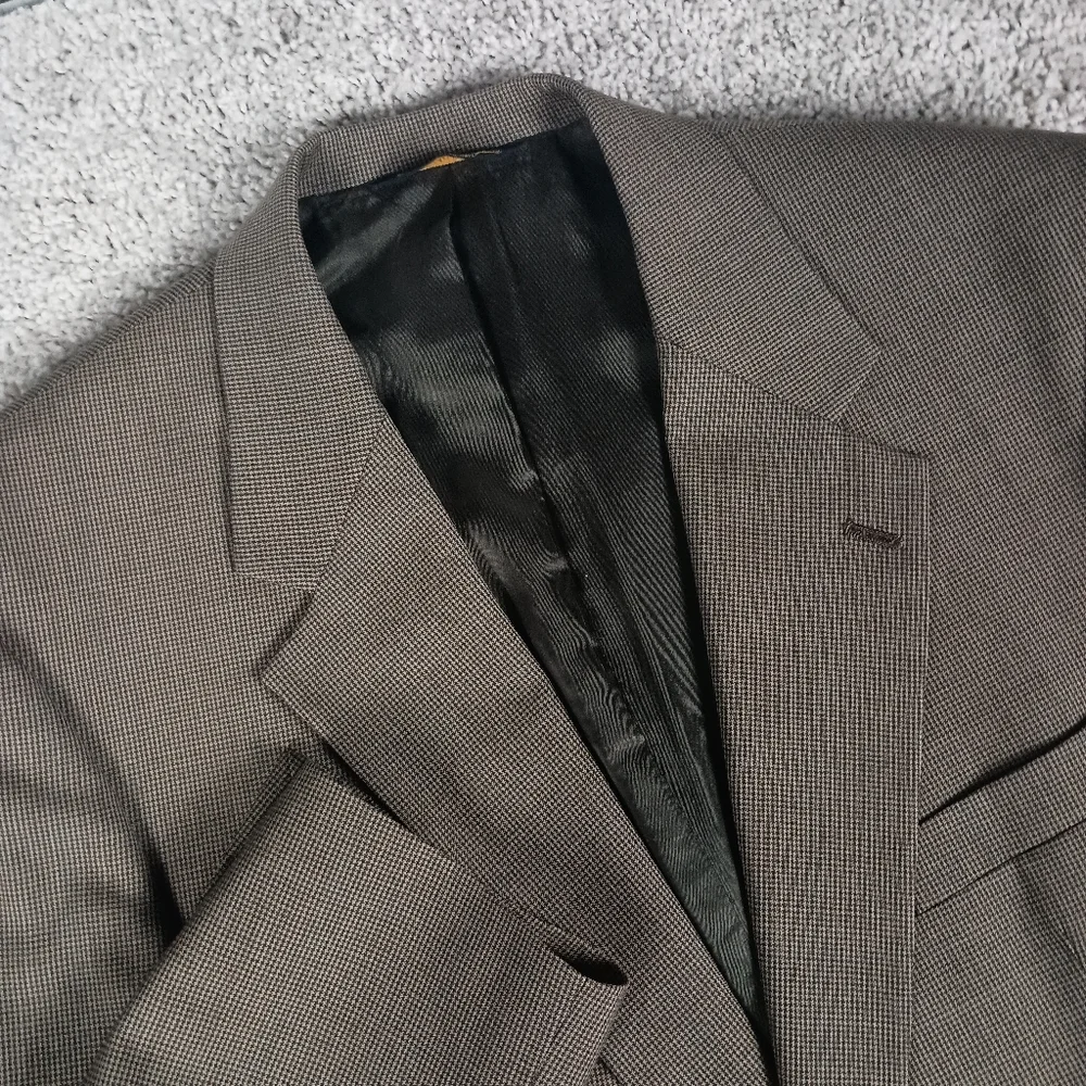 Brooks Brothers 43L Houndstooth Men's Wool‎ Blazer