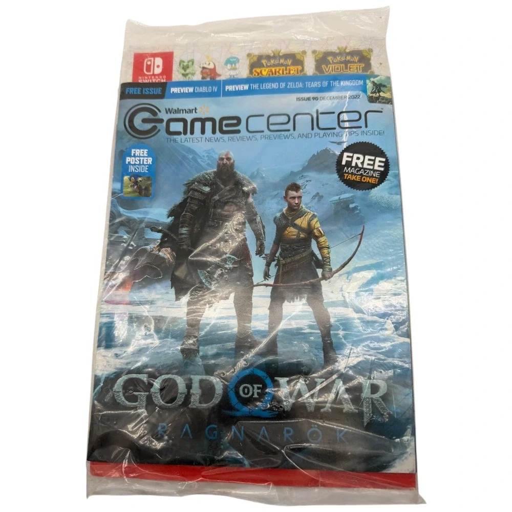 Walmart Game‎ Center Magazine December 2022 God of War Ragnarok
