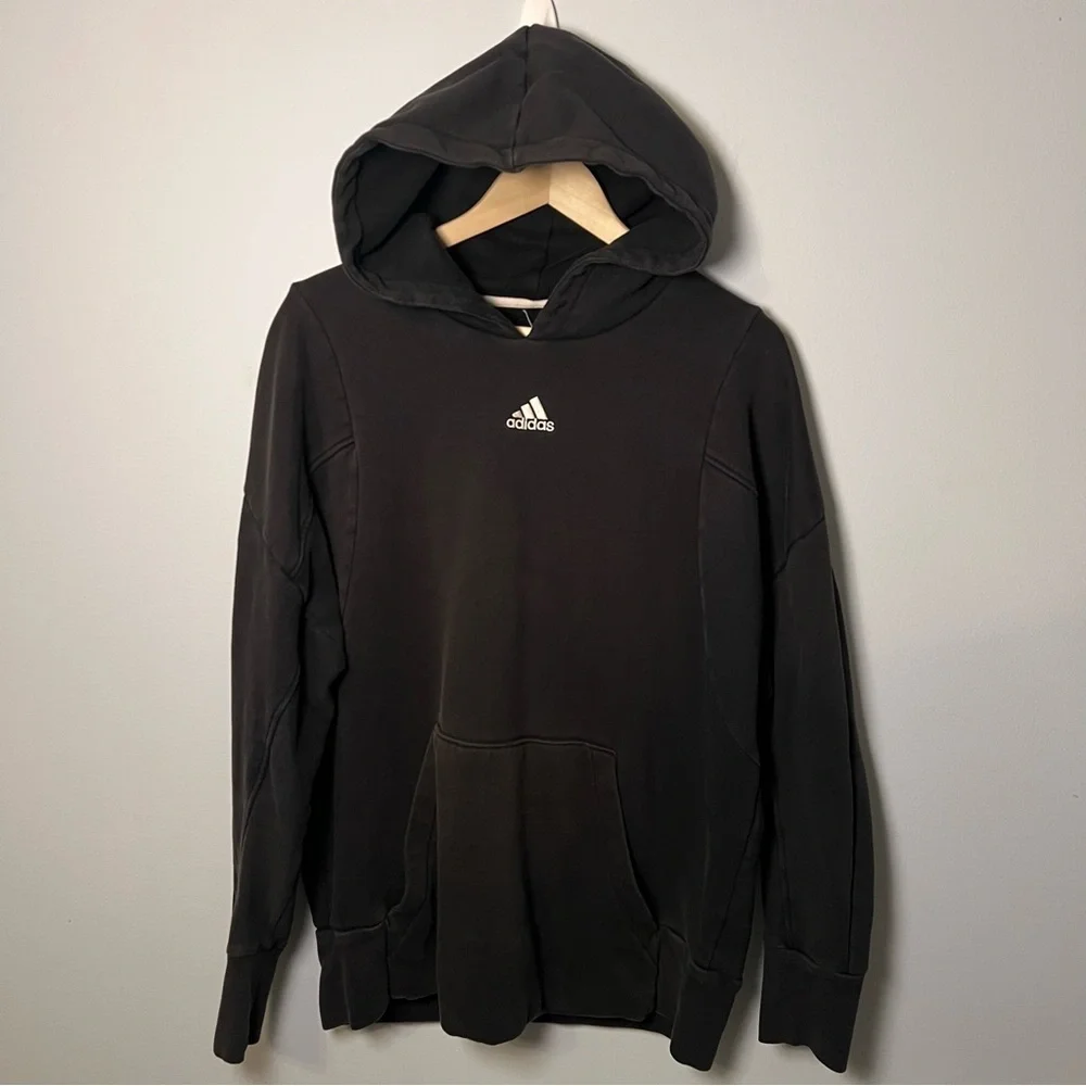 Adidas M Internal OH Pullover Hoodie Men’s size L Black Sweatshirt - HC3479