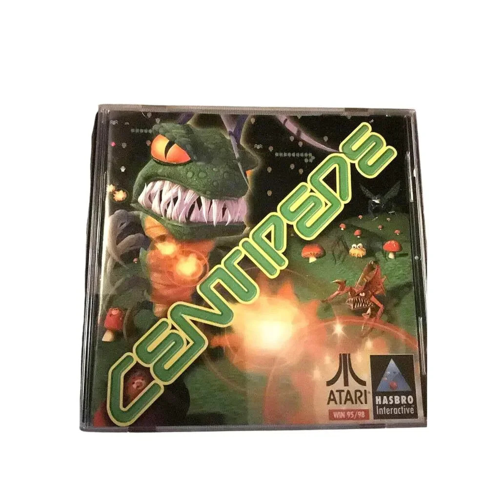 Centipede Game Win 95/98 PC CD-ROM Atari Hasbro for Windows Computer Complete!!