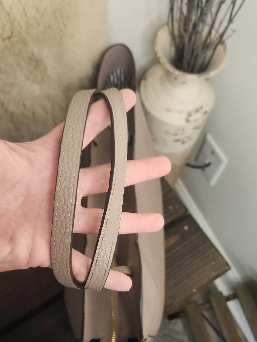 kate spade structured pebbled