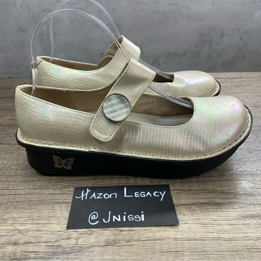 Alegria~Women’s~Palomoa Abalone Mary Jane PAL-243~Size 37/US 7/7.5‎