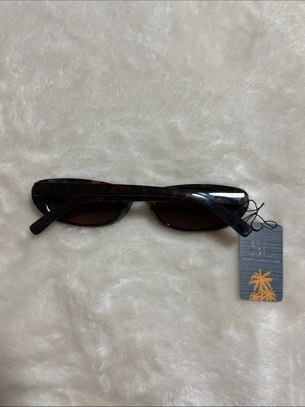 NWT Tortoiseshell Oval Women's Sunglasses - Brown Lenses