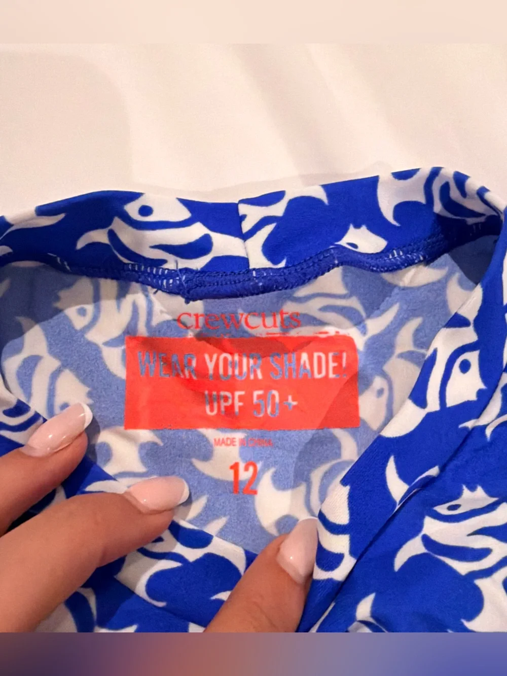 Crewcuts blue floral