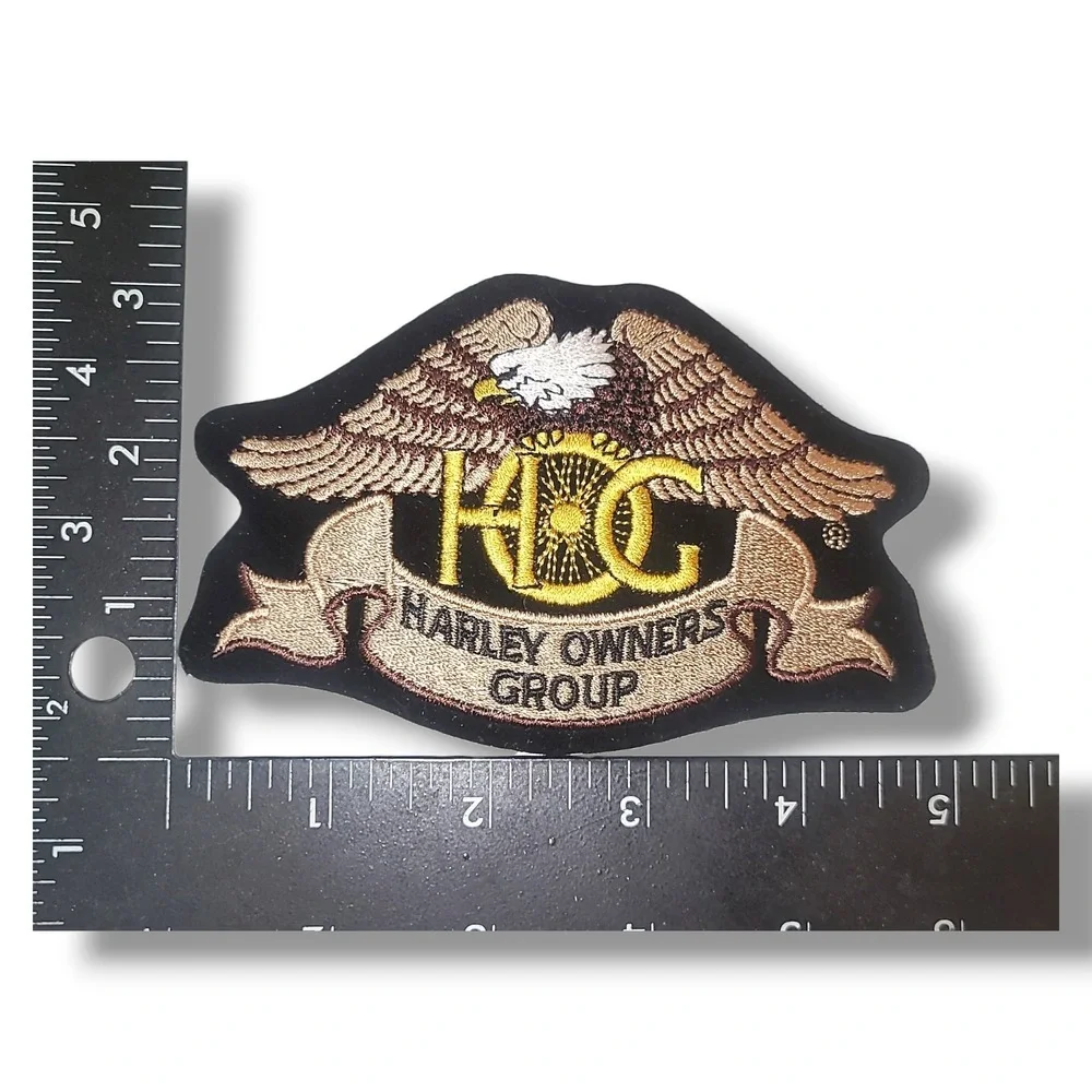 Harley HOG Motorcycle Patch Lot 3 Riders Foundation Member Eagle Biker
