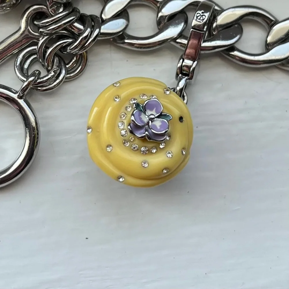 Juicy Couture Bling Yellow Cupcake Charm